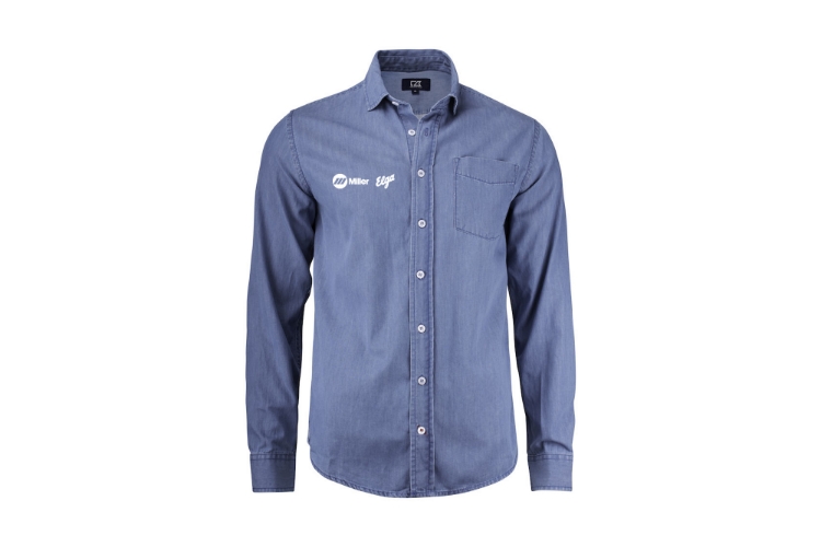 Picture of Miller Elga Men's Denim Shirt Blue